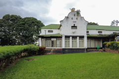 The Zomba Gymkhana Club, Zomba, Malawi - 11 April 2021 :  You find it at the foot of the Zomba Pass that leads to the Zomba Plateau just outside of Zomba.  The building is now used at as a restaurant and cultural centre.  The old Gymkhana field still lies empty next to the building.